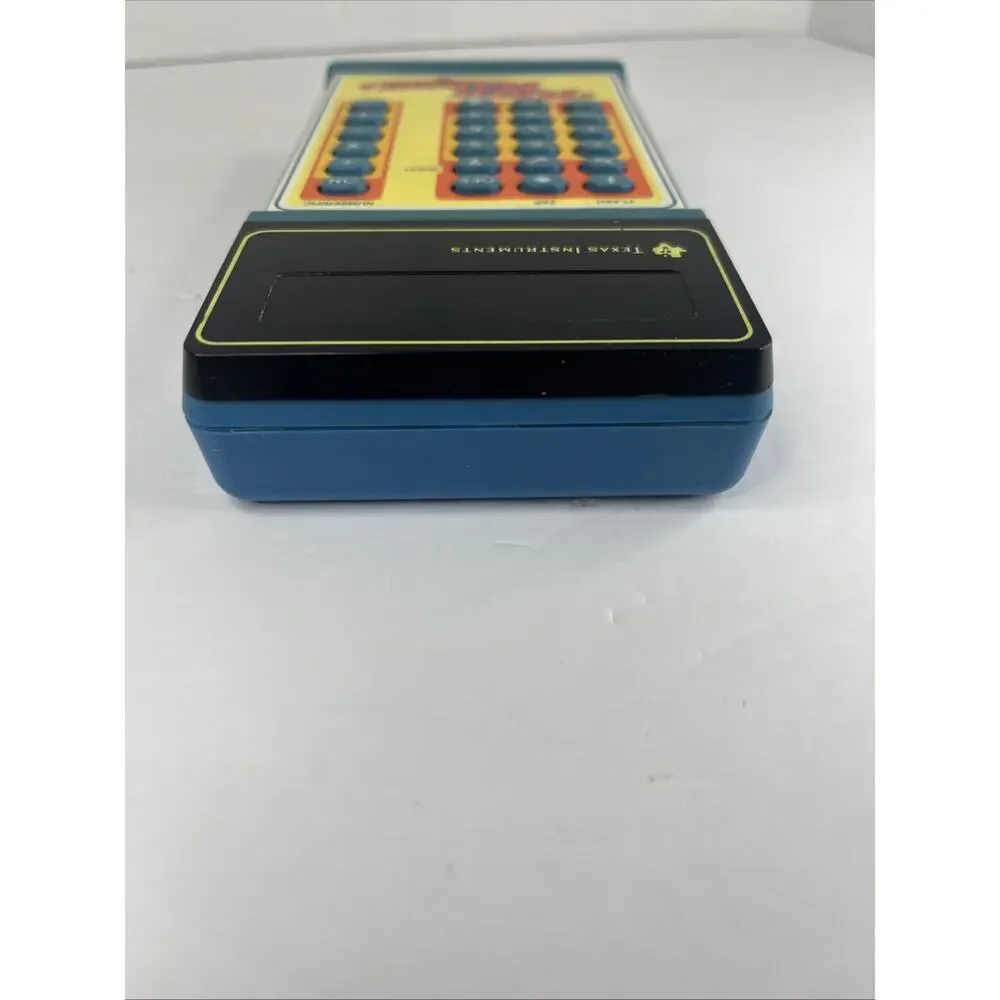 Vintage Texas Instruments Math Marvel Educational Calculator Handheld Toy Works